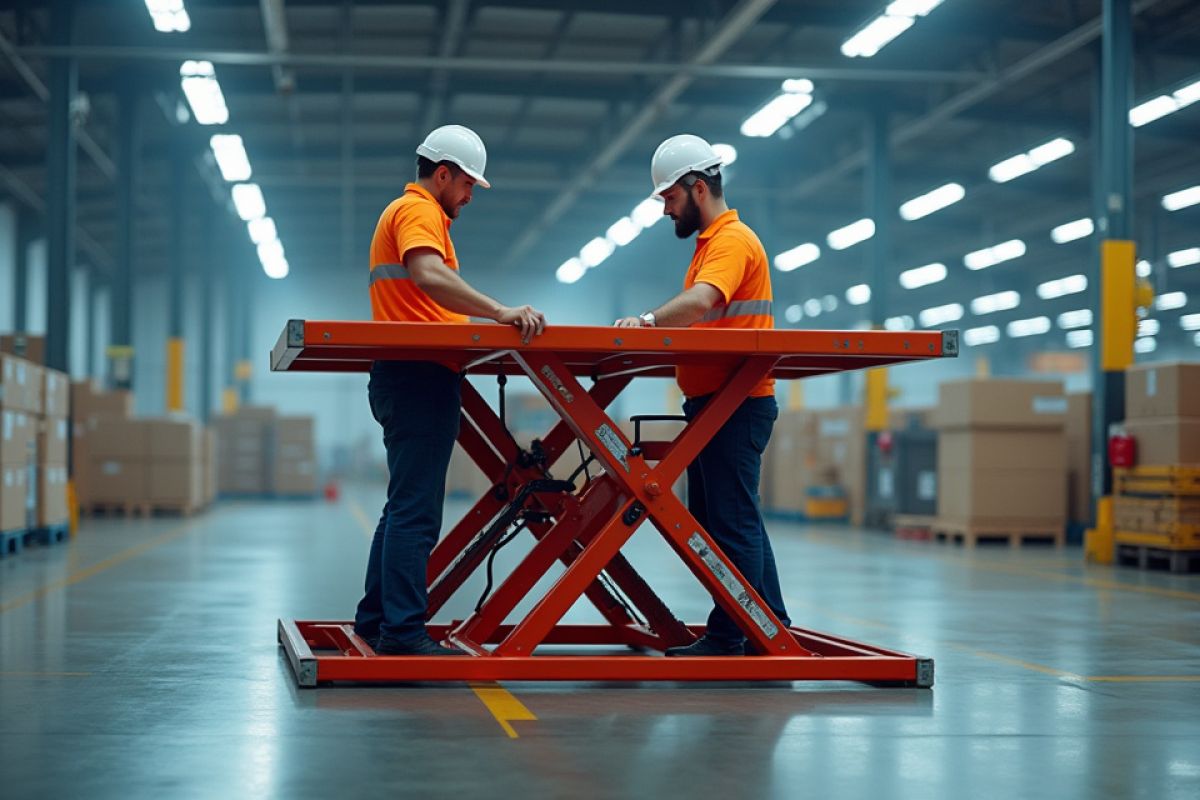 Normative di sicurezza e requisiti per l’uso aziendale dei tavoli elevatori a forbice