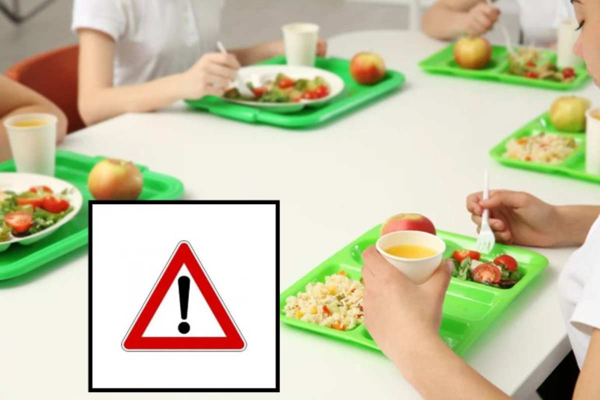 Mensa scolastica pericolo