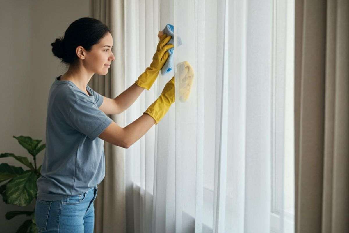 Pulizia efficace delle tende