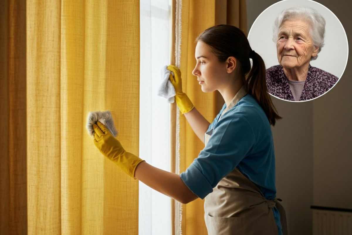 Trucco nonna pulizia tende