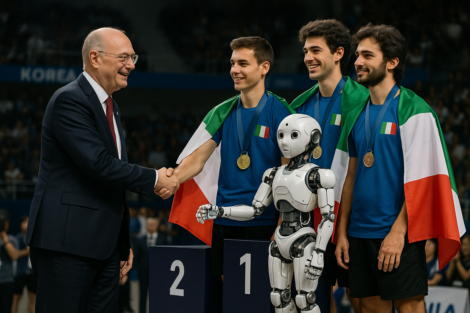 Italia campione ai Mondiali di Robotica 2026 in Corea: il riconoscimento di Valditara e il talento italiano