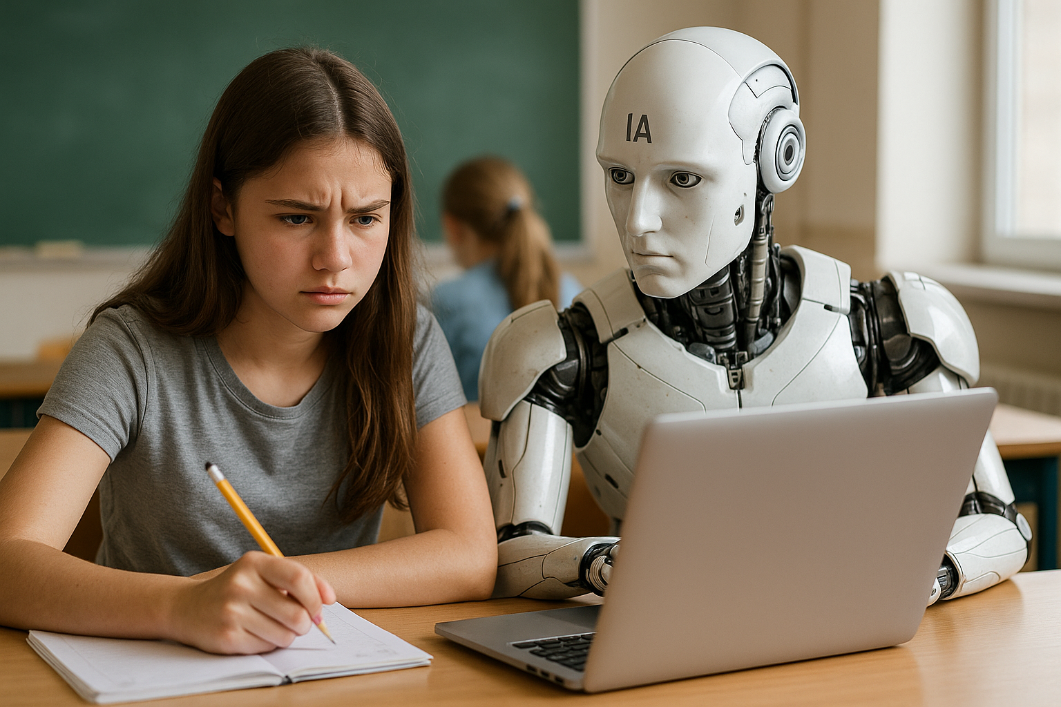 Intelligenza artificiale e compiti: il 49% degli studenti italiani la usa, ma solo l'8% se ne fida più di un insegnante