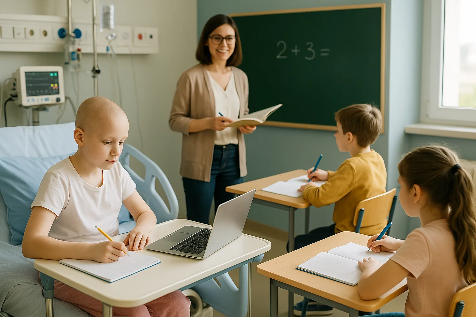 Scuola in ospedale: 402 bambini in classe tra un ricovero e l'altro. Il caso dell'ospedale Perrino di Brindisi