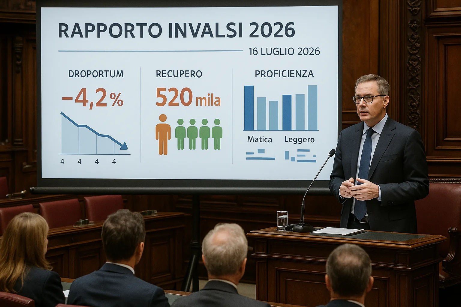 Rapporto Invalsi 2026: -4,2% abbandono in 4 anni, 520mila ragazzi recuperati, ma 50% senza competenze base in matematica