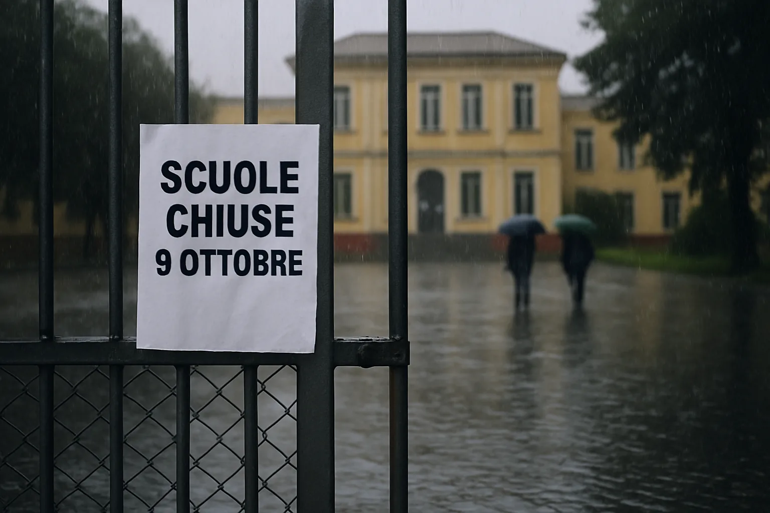 Allerta meteo 9 ottobre: scuole chiuse in Campania e Lazio, elenco comuni aggiornato
