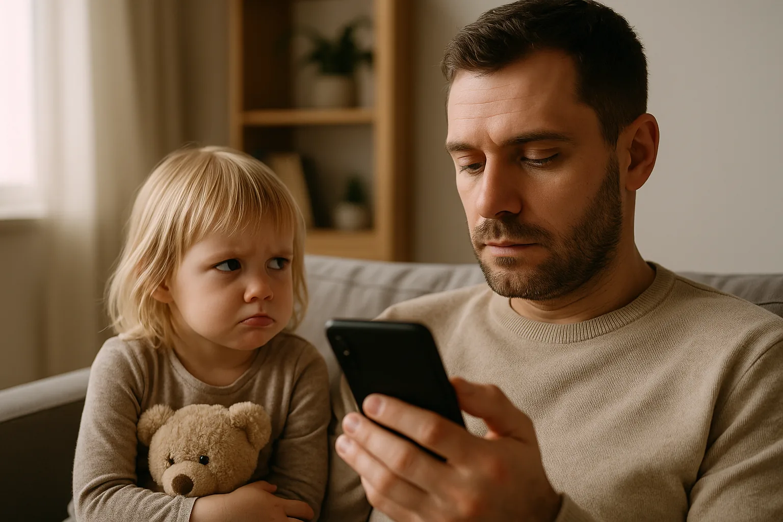 Genitori con lo smartphone in mano: come i dispositivi dei genitori influenzano l'equilibrio emotivo dei figli (2)
